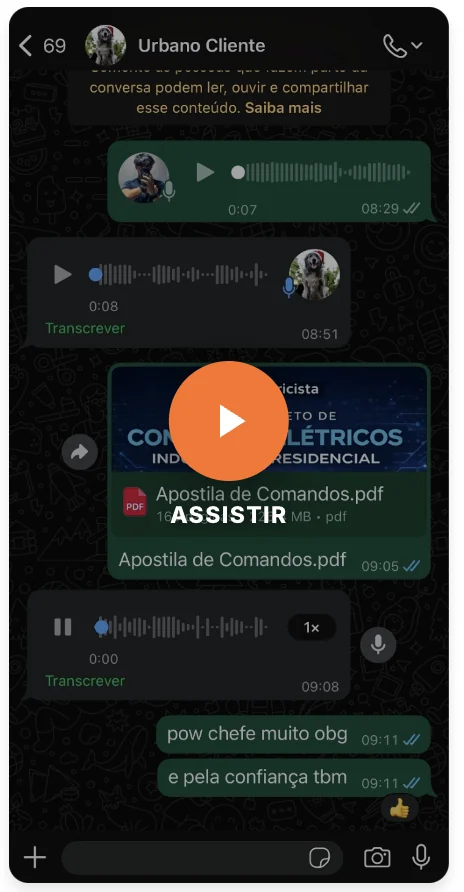 Depoimento de cliente 1